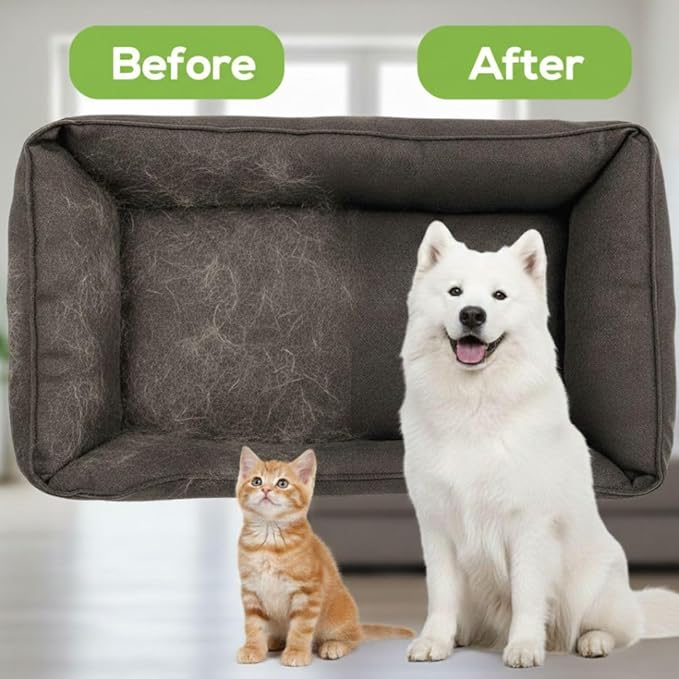 Upgraded Pet Hair Remover Gloves for Cats & Dogs